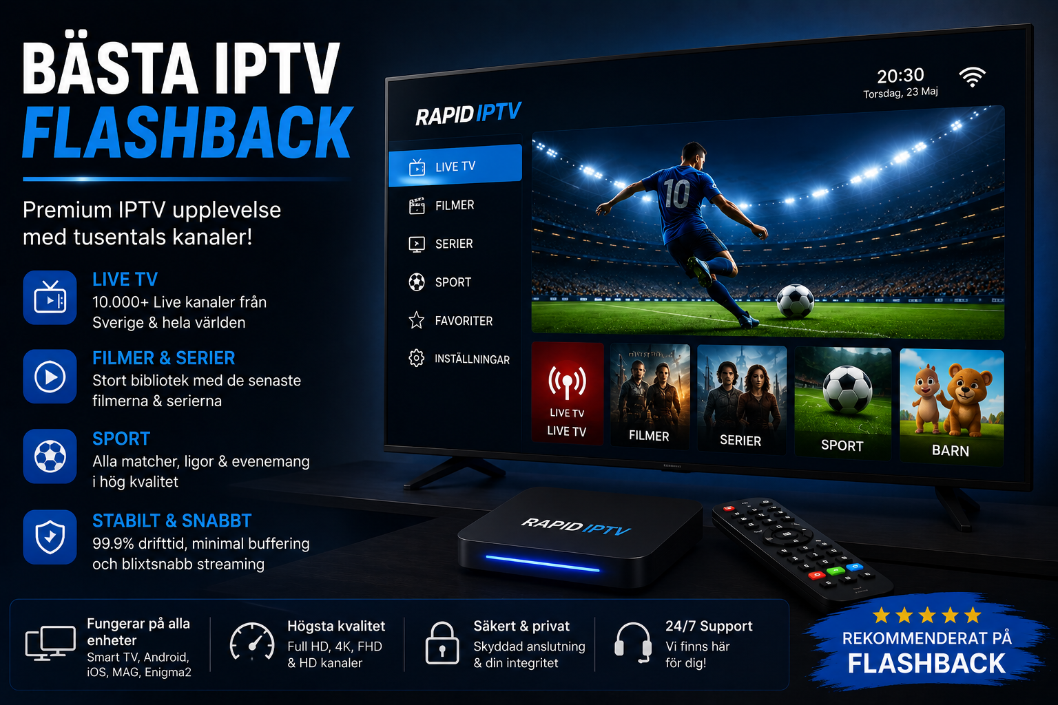 bästa iptv flashback