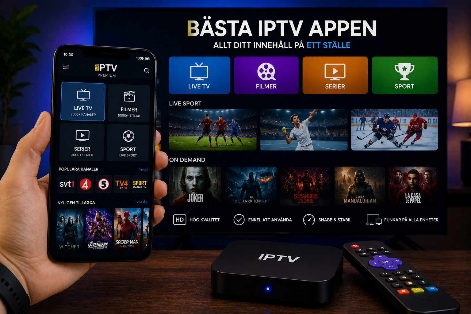 bästa iptv appen