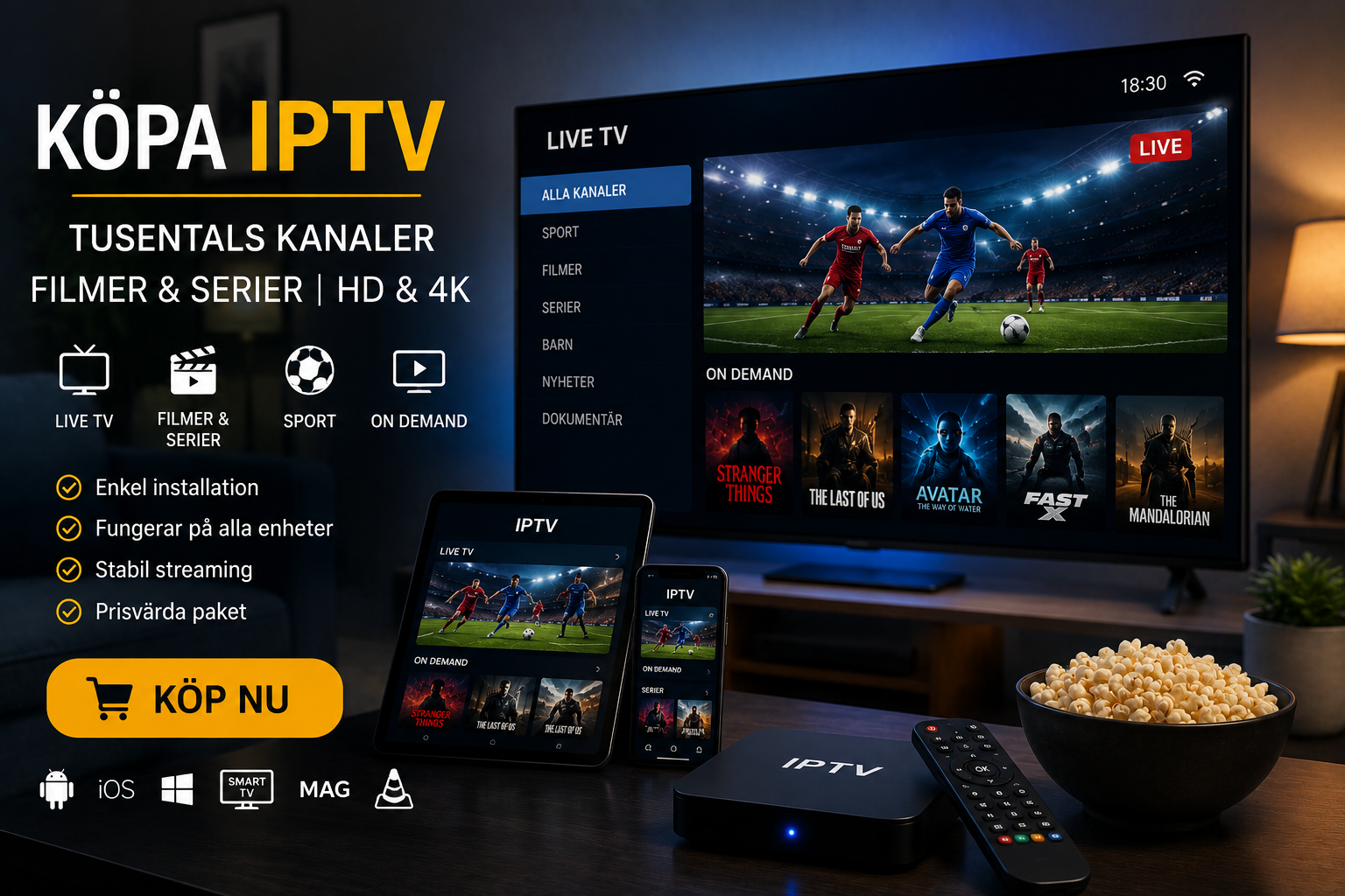köpa iptv